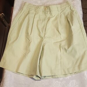 Vintage New Izod Mint Green High Rise Shorts Size 8